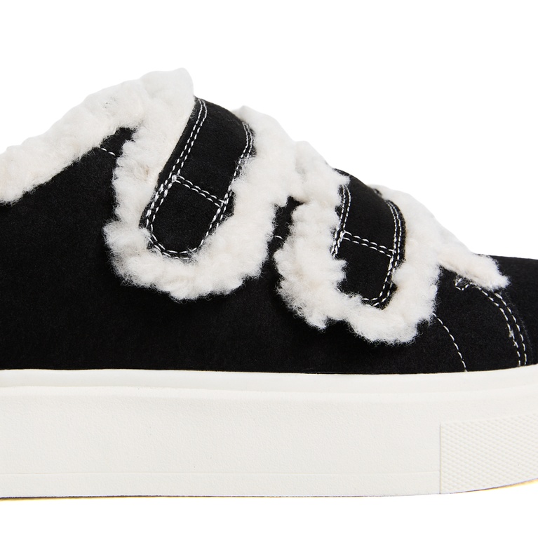 Faux Shearling Sneakers "Rue"